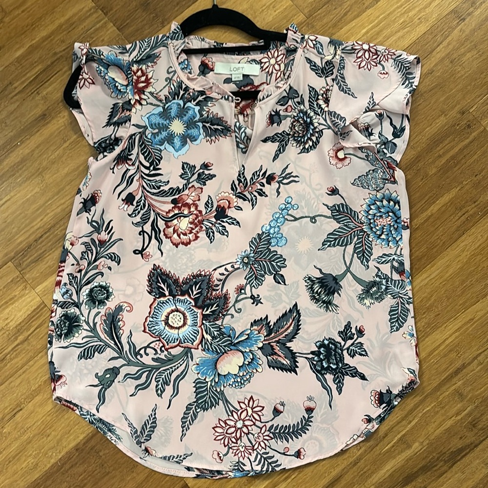 Loft floral blouse